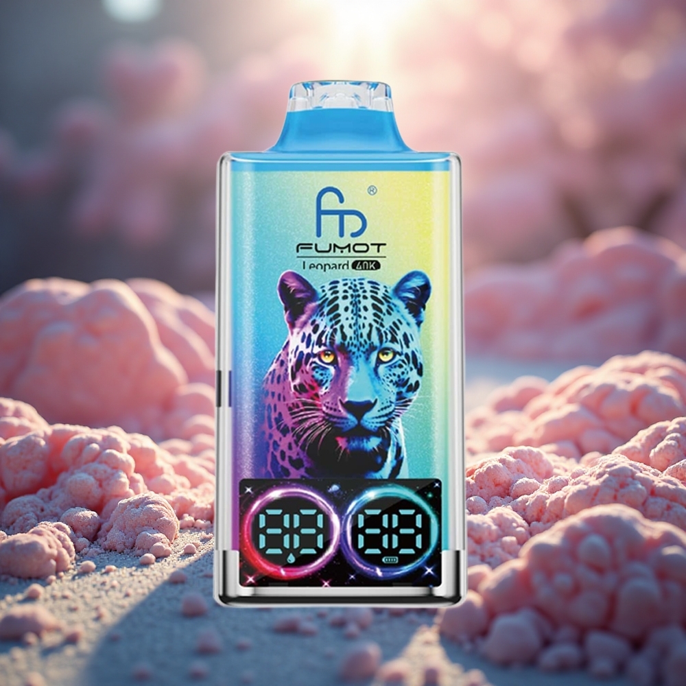 Fumot Leopard 40K Puff Dual Mesh Naga Hitam Ais Disposable Vape