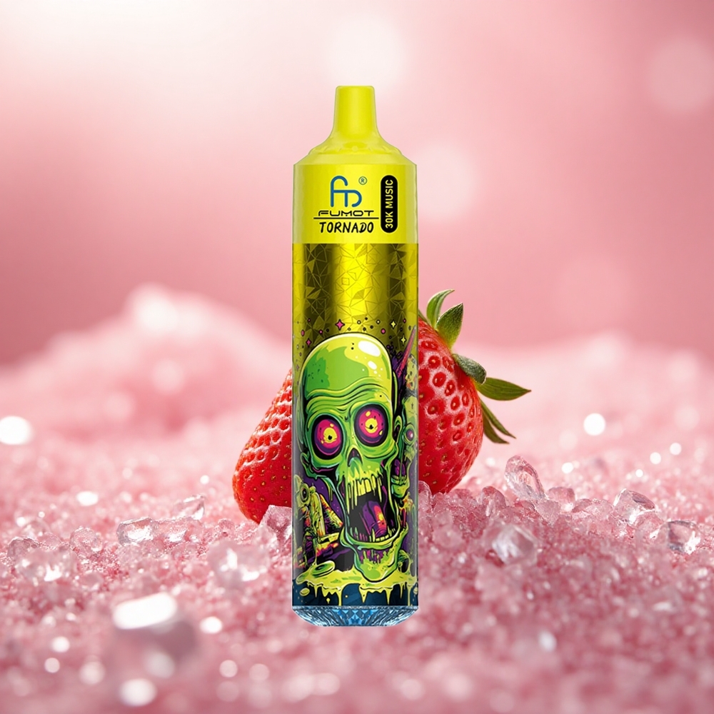 Ais Strawberry Fumot Randm Tornado 30000 Puff 30mL LED