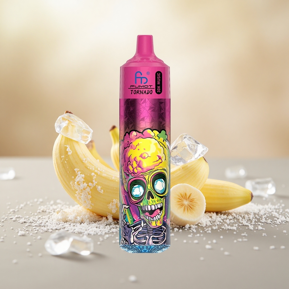 Banana Ais Fumot Randm Tornado 30000 Puff 30mL LED