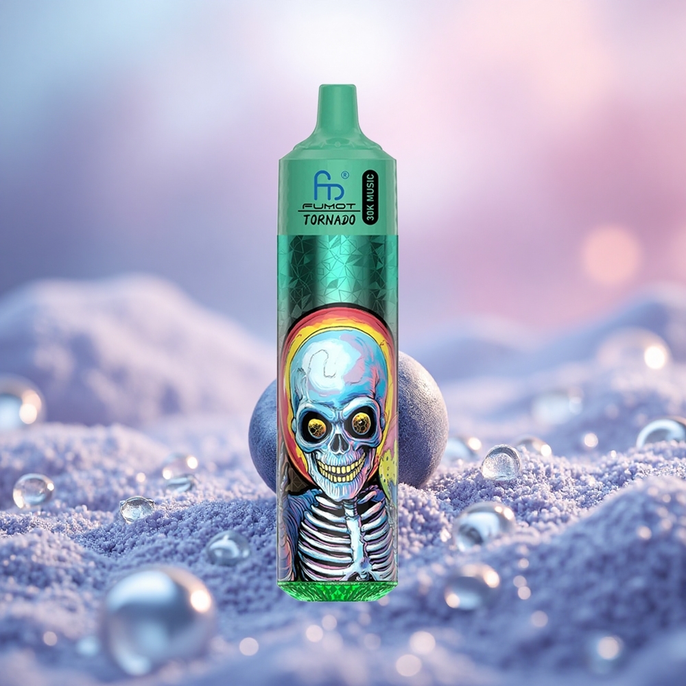 Biru Ais Fumot RandM Tornado 30,000 Puff LED