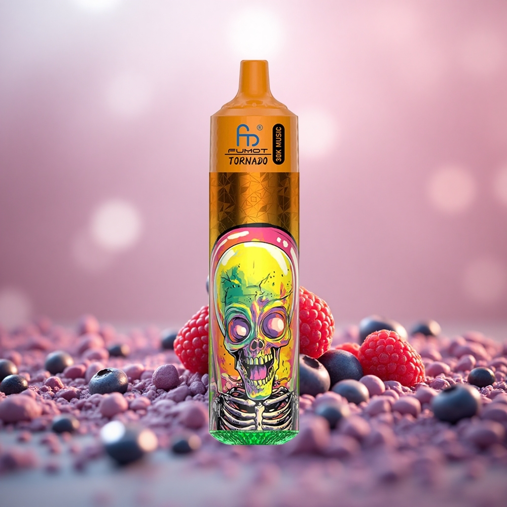 Blueberry Raspberry Fumot Randm Tornado 30,000 Puff 30mL LED