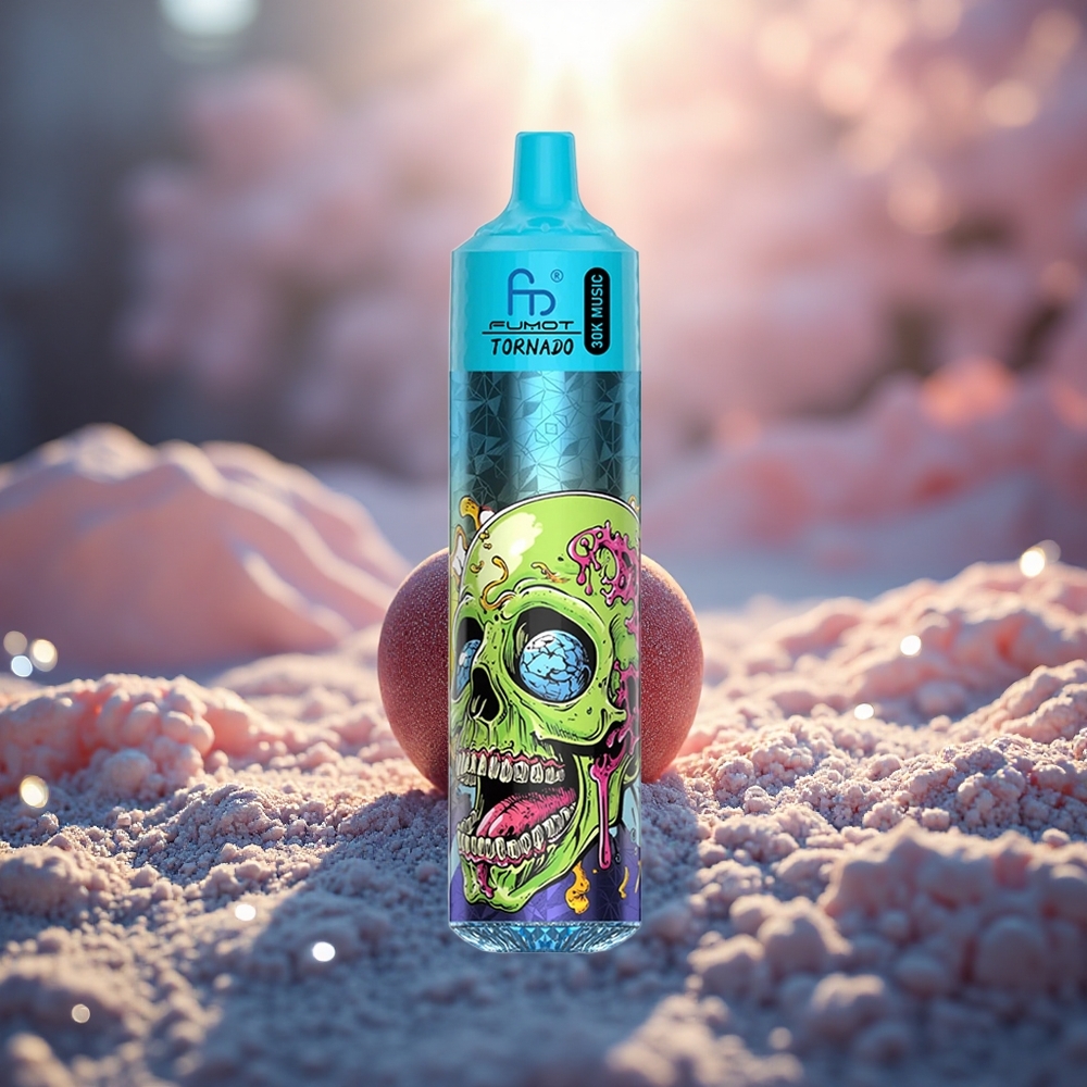 Hitam Ais Fumot Randm Tornado 30000 Puff 30mL LED