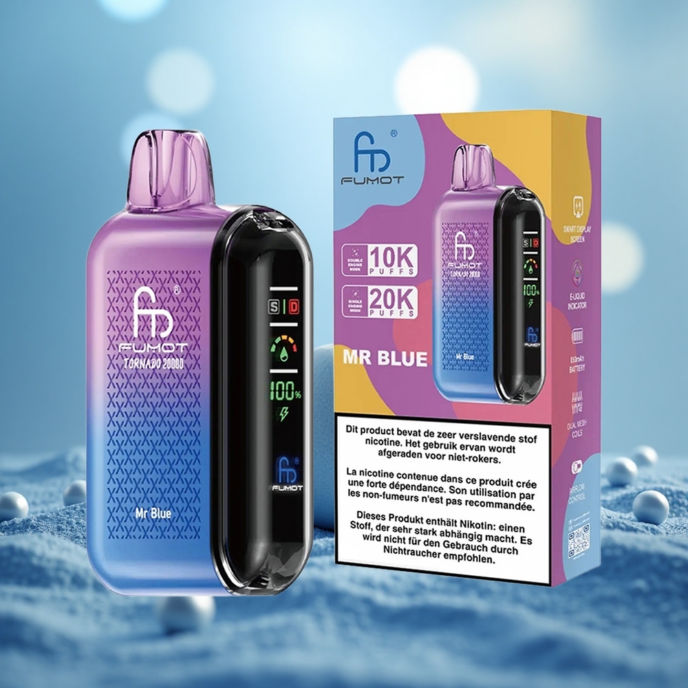 Biru Fumot Tornado 20000 Puffs Dual Mesh Coil