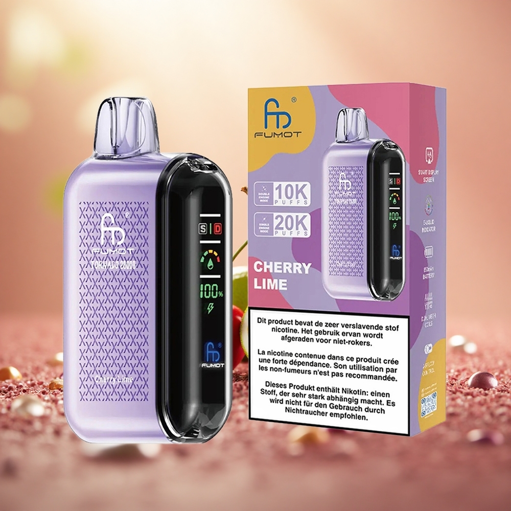 Ceri Limau Fumot Tornado 20000 Puff Dual Mesh Coil