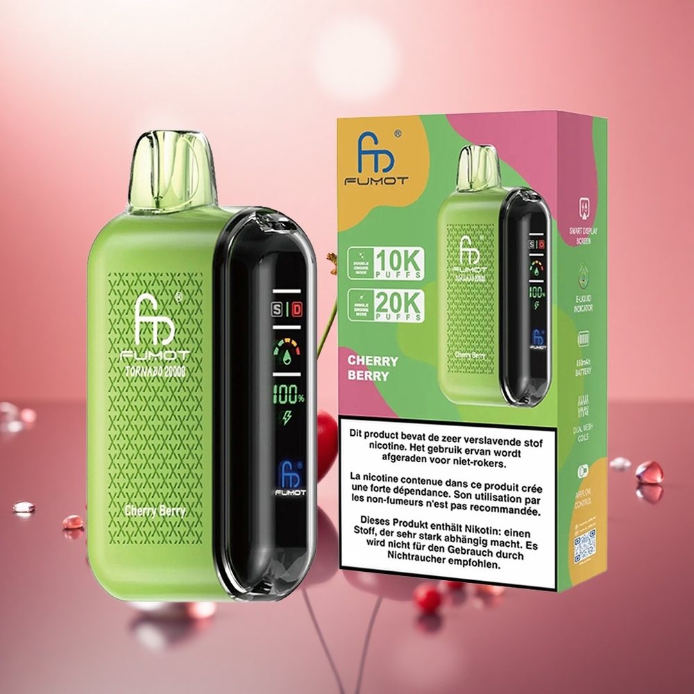 Cerry Berry Fumot Tornado 20000 Hisap Dual Mesh Coil