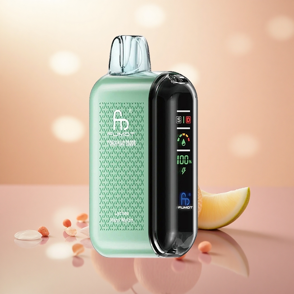 Fumot Tornado Lychee Hami Melon 20000 Puffs Dual Mesh Coil