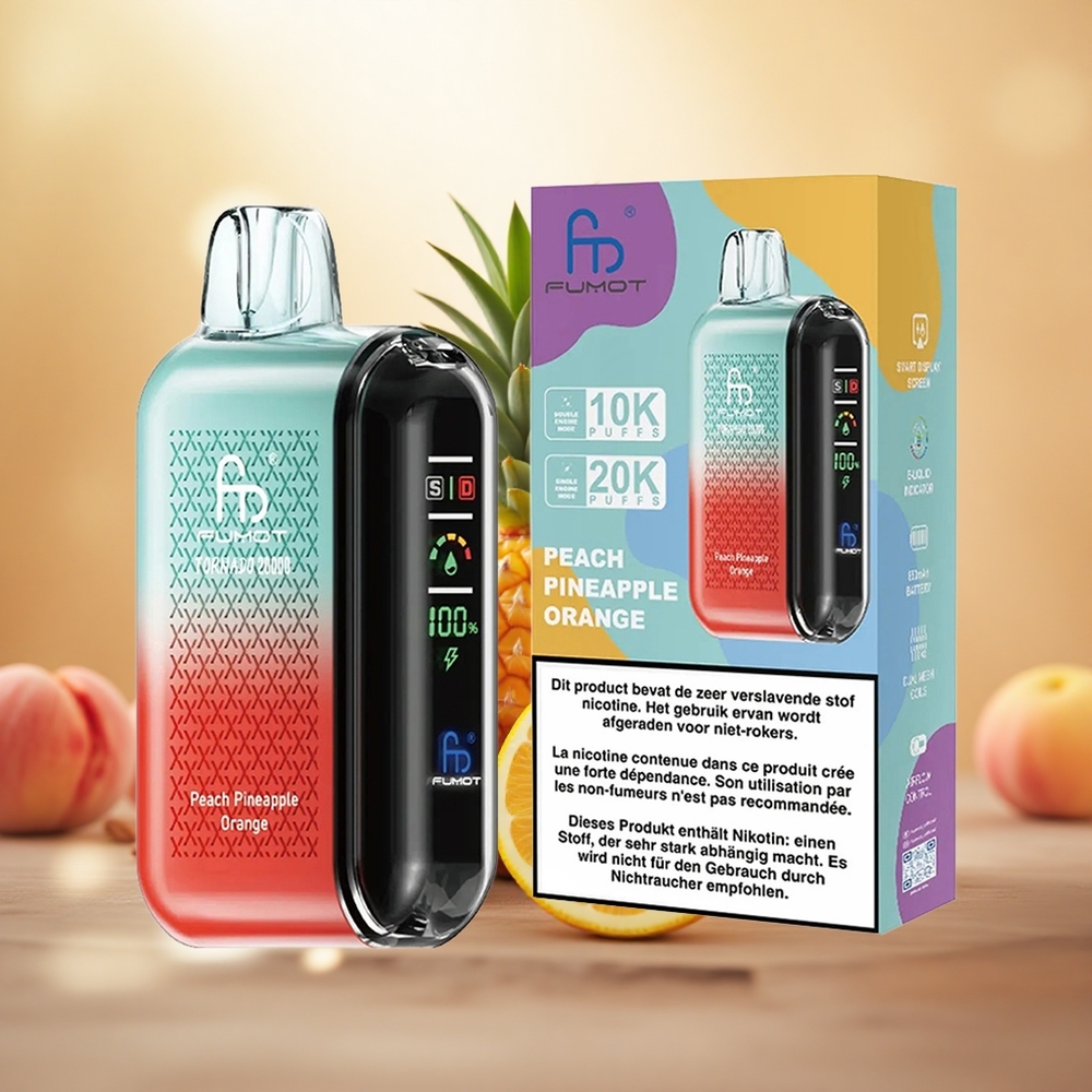 Pisang Nanas Pic Fumot Tornado 20000 Puff Dual Mesh Coil