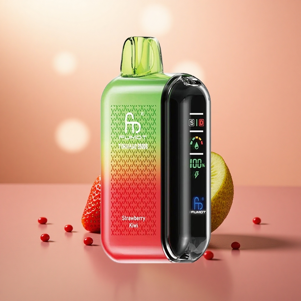 Strawberry Kiwi Fumot Tornado 20000 Puffs Dual Mesh Coil