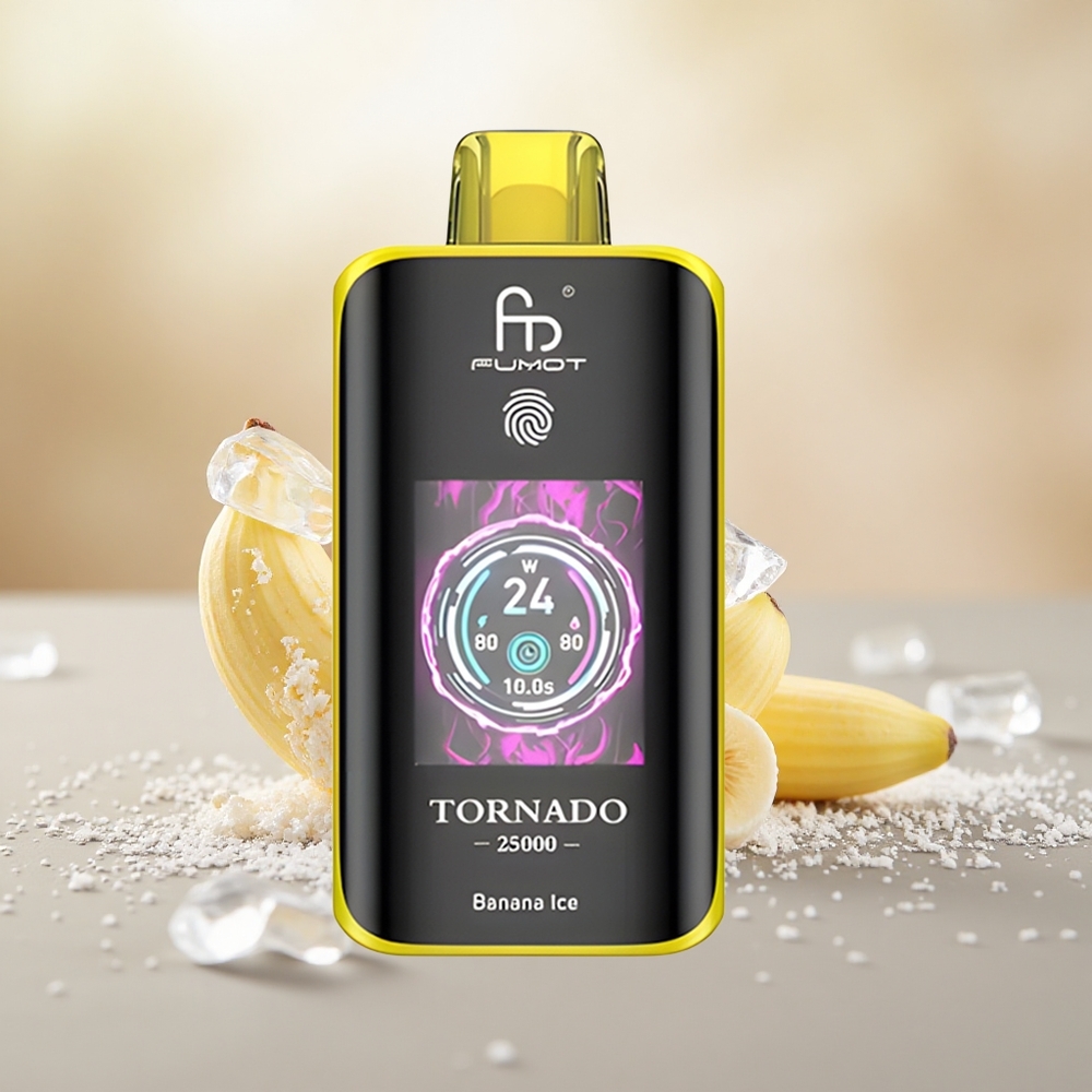 Ais Pisang Fumot Tornado 25000 Hisap Bateri 700mAh Boleh Dicas