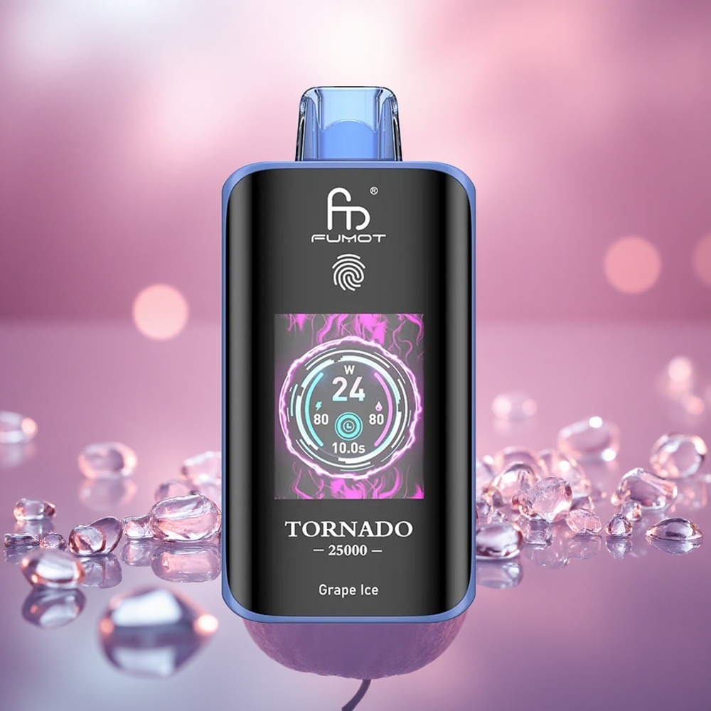 Anggur Ais Fumot Tornado 25000 Puffs Skrin HD