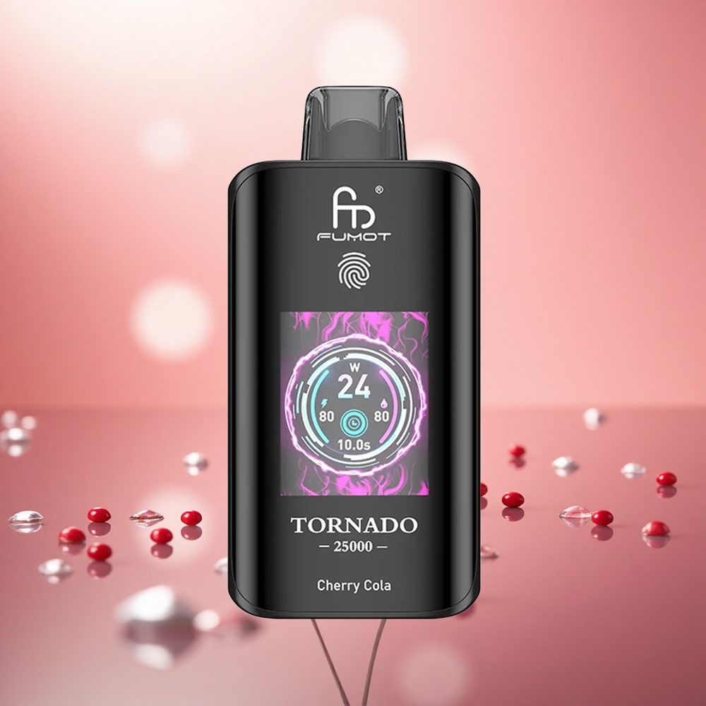 Cerry Cola Fumot Tornado 25000 Puffs 20ml Jenis-C