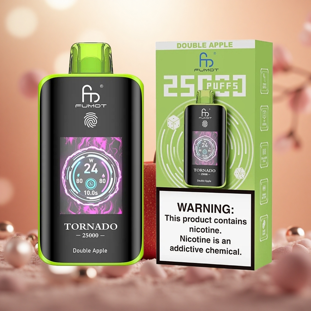 Epal Ganda Fumot Tornado 25000 Puff Bateri Boleh Dicas Semula 700mAh