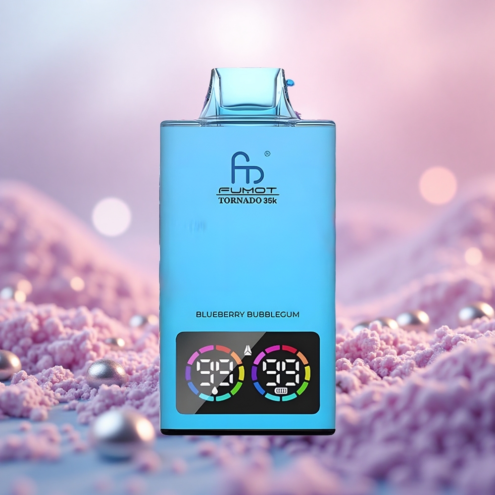 Blueberry Bubblegum Fumot Tornado 35000 Puff Dual Mesh Coil