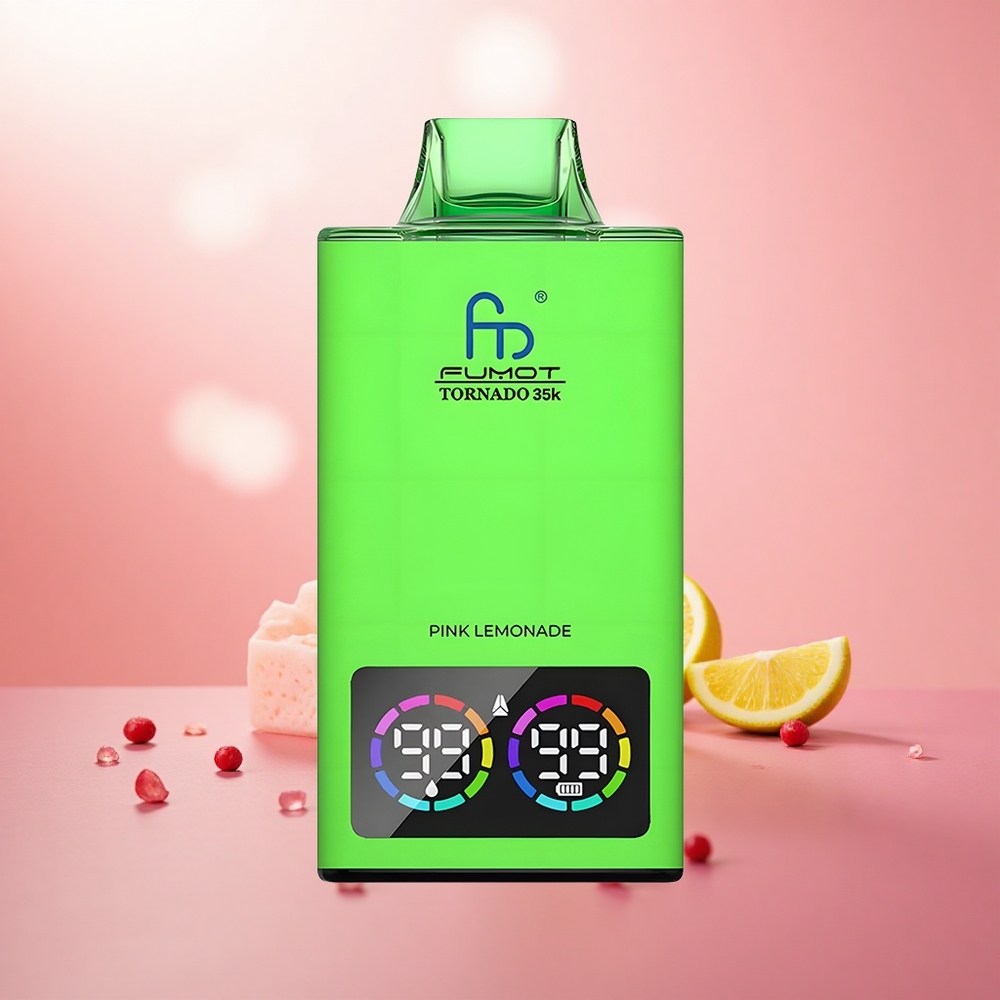 Limau Merah Jambu Fumot Tornado 35000 Puff Dual Mesh Coil