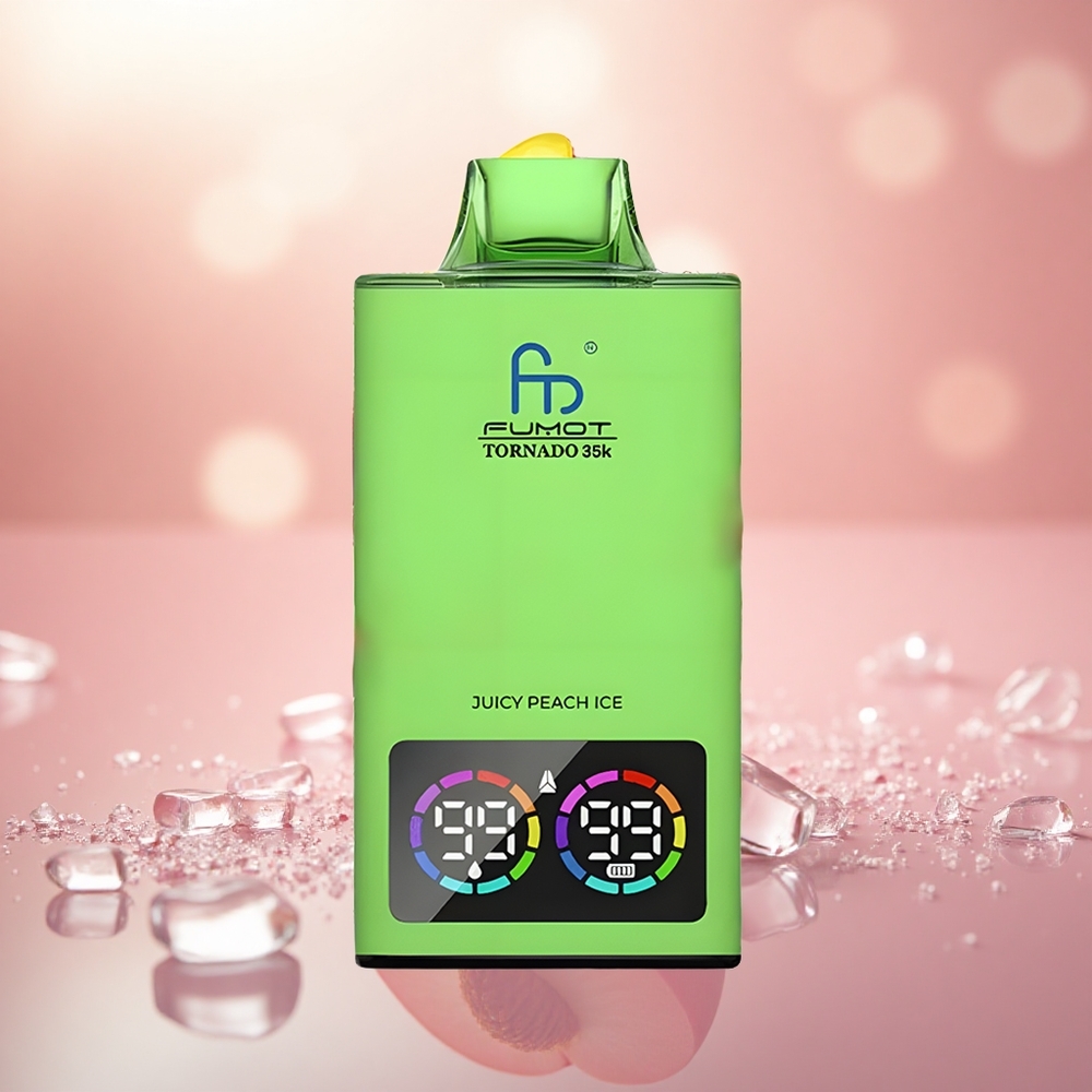 Peach Ais Juicy Fumot Tornado 35000 Puff Dual Mesh Coil