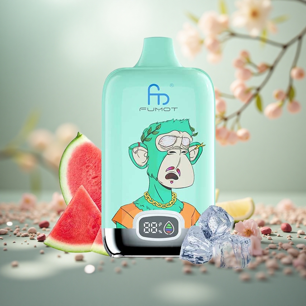 Mint Sejuk Fumot Tornado Digital Box 12000 Puffs MTL Draw