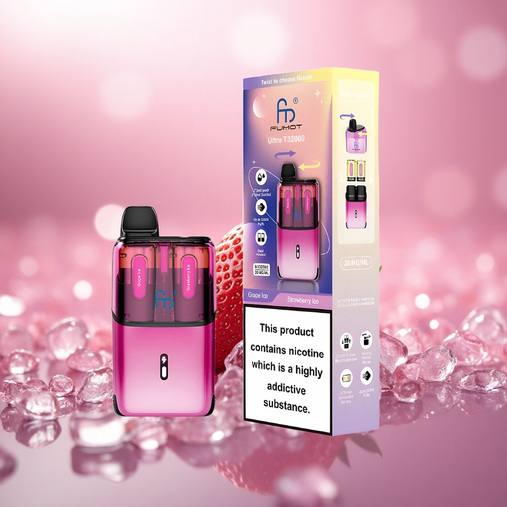 Ais Anggur - Ais Strawberi Fumot Ultra T32000 32000 Puff