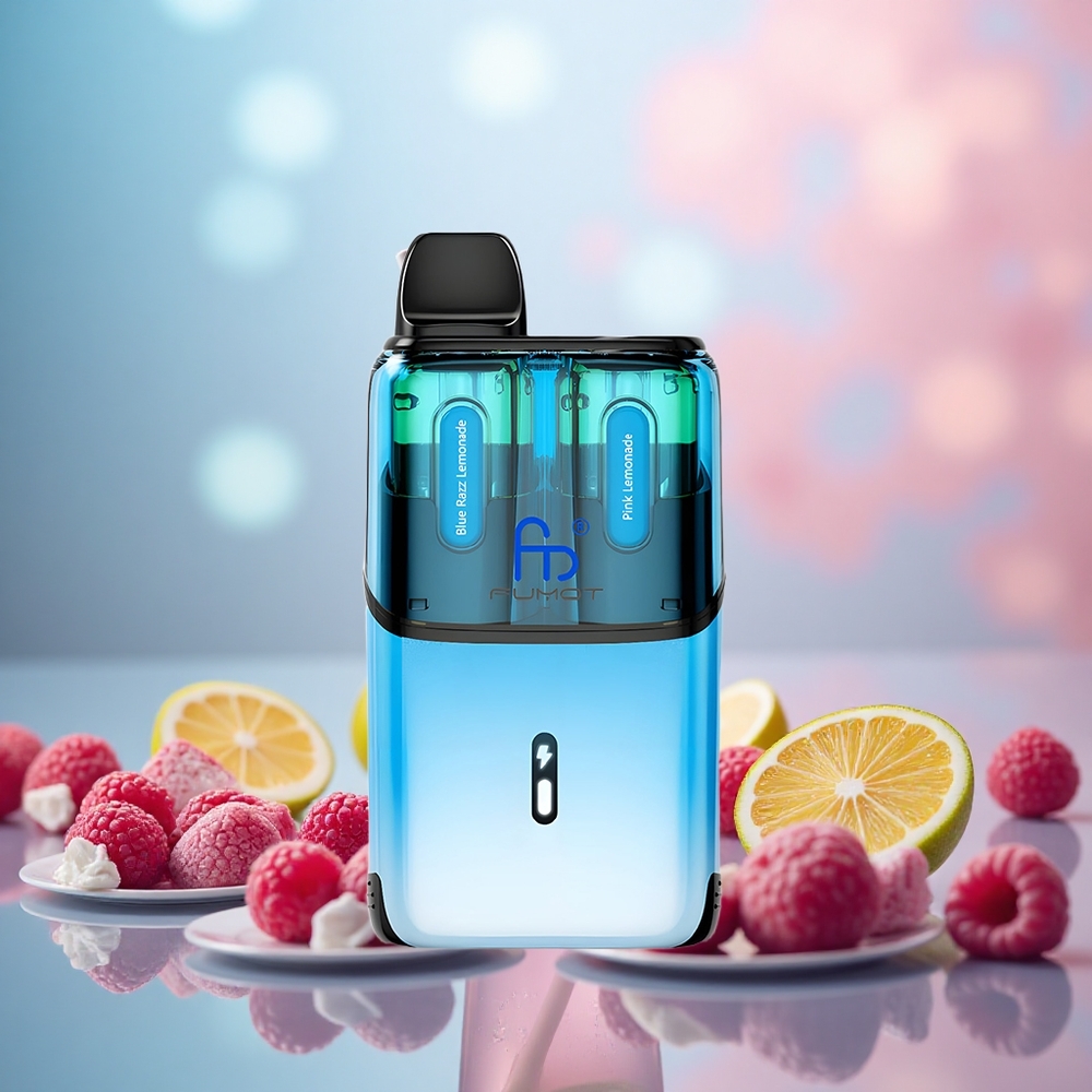 Biru Razz Limau Merah Jambu + Fumot Ultra T32000 32000 Puff