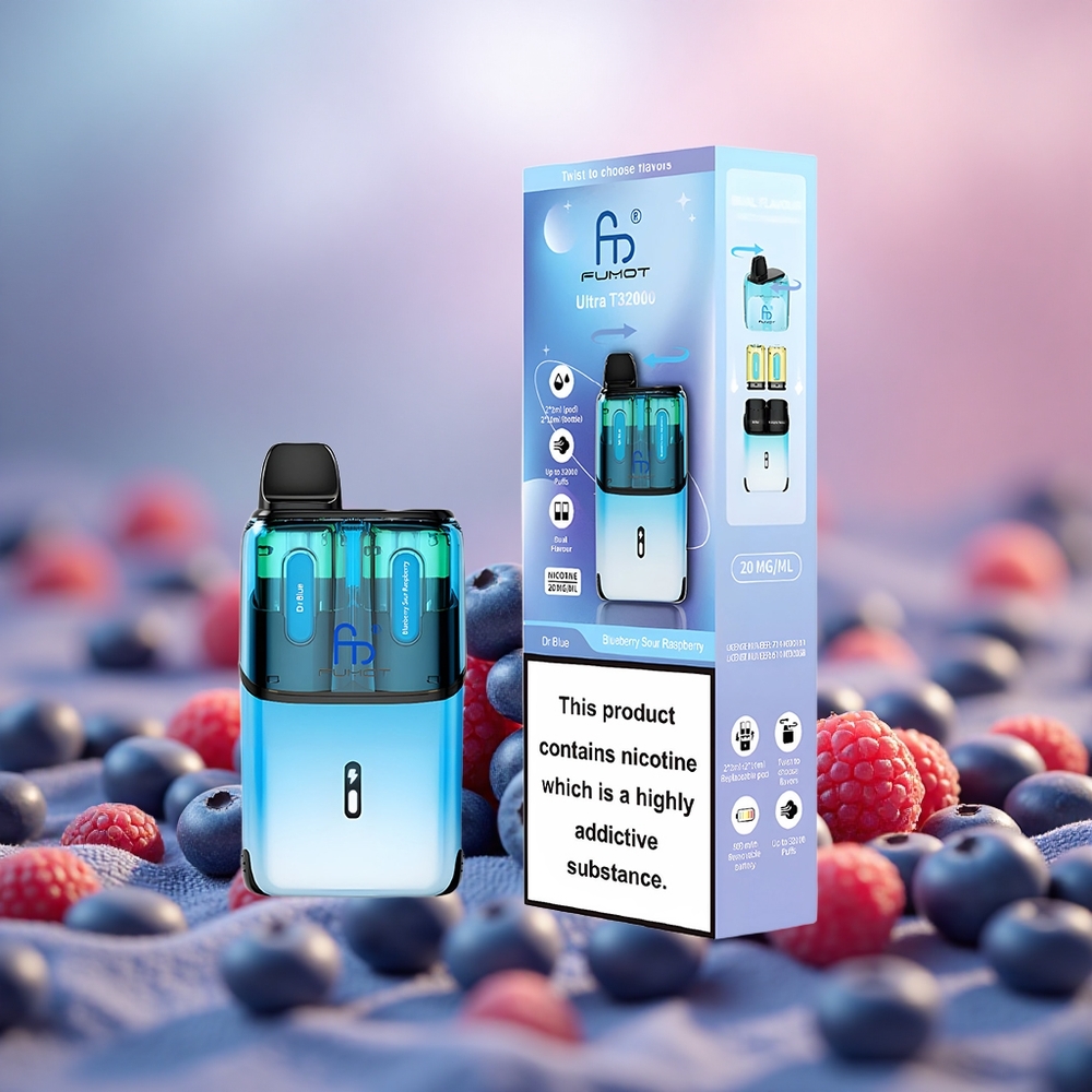 Bluberi Masam Raspberry Fumot Ultra T32000 32000 Puff