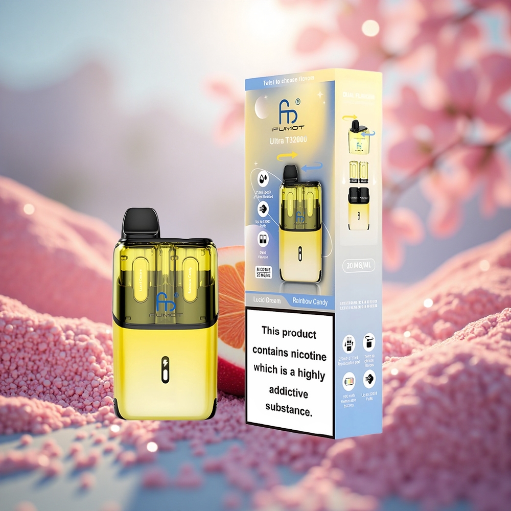 Gula-gula Pelangi Fumot Ultra 32000 Puff T32000 Jenis-C Pantas