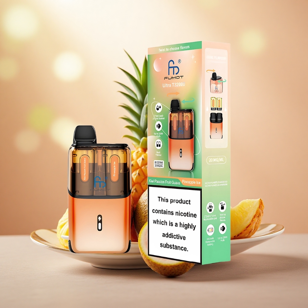 Kiwi Buah Naga Guava - Nanas Ais Fumot Ultra T32000 32000 Puff Mesh Coil