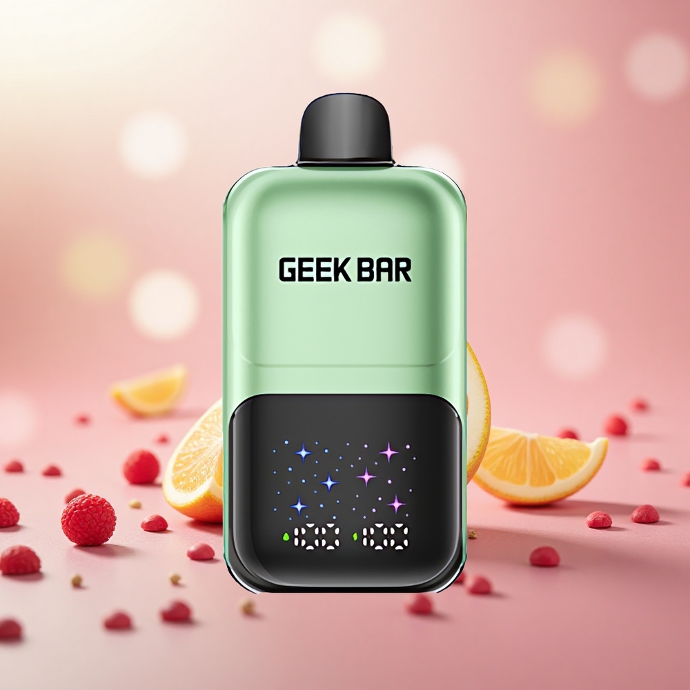 Gula-Gula Masam & Buah-Buahan Masam GEEK BAR 2GO Two Series 50000 Puffs Skrin Besar Interaktif