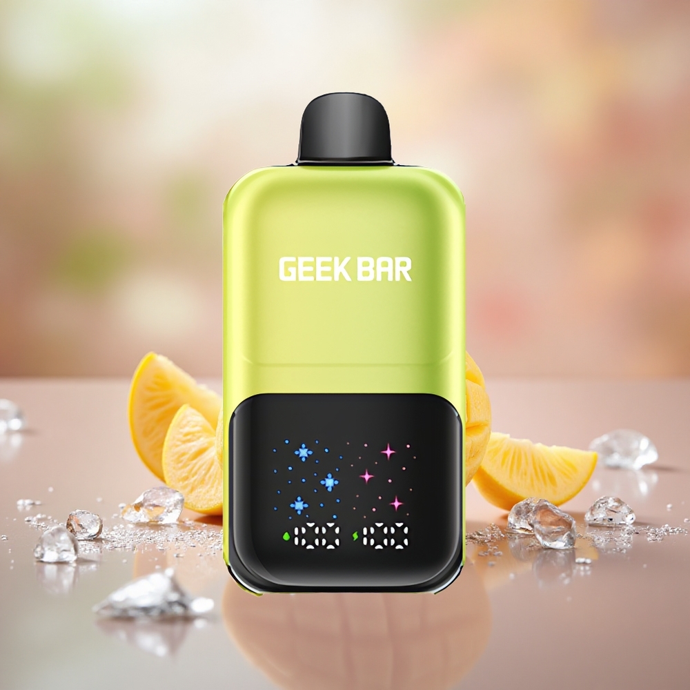 Mangga Ais Mexico GEEK BAR 2GO Siri Dua 50000 Puffs Skrin Besar Interaktif