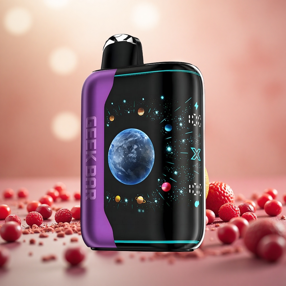 Berry Ceri Limau GEEK BAR Platinum Edition 25000 Puff Keluli Platinum Premium