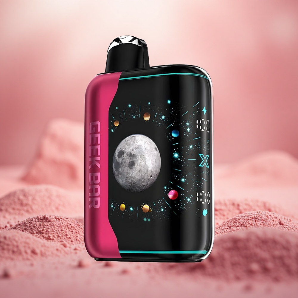 Masam Merah Jambu GEEK BAR Platinum 25000 Hisap Gegelung Dwi Mesh