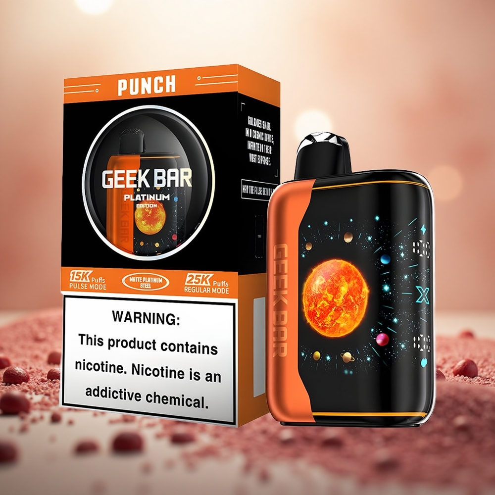 Punch GEEK BAR Platinum 25000 Hisap Keluli Plat