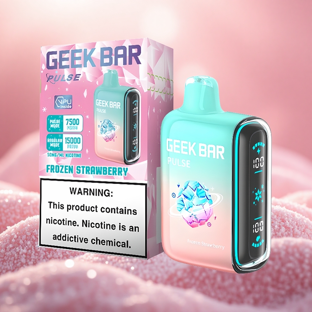 Beku GEEK BAR Pulse 15,000 Hisap USB Type-C