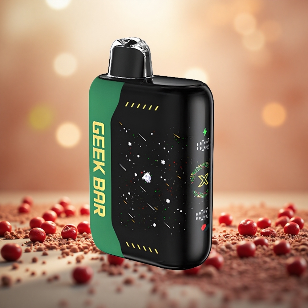 Strawberry Watermelon Ice GEEK BAR Pulse X 25000 Puff Gegelung Dwi Mesh Edisi Krismas