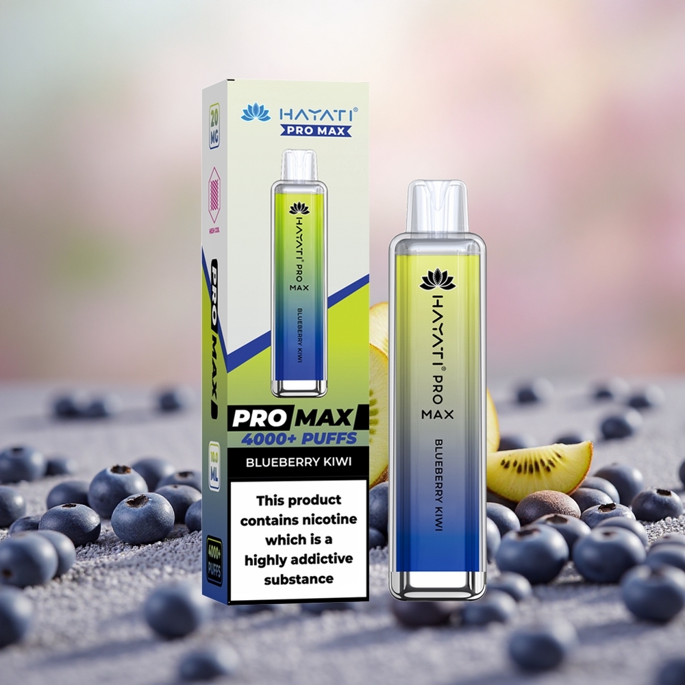 Beri Kiwi Hayati Pro Max 4000 Puff Vape Boleh Dicas