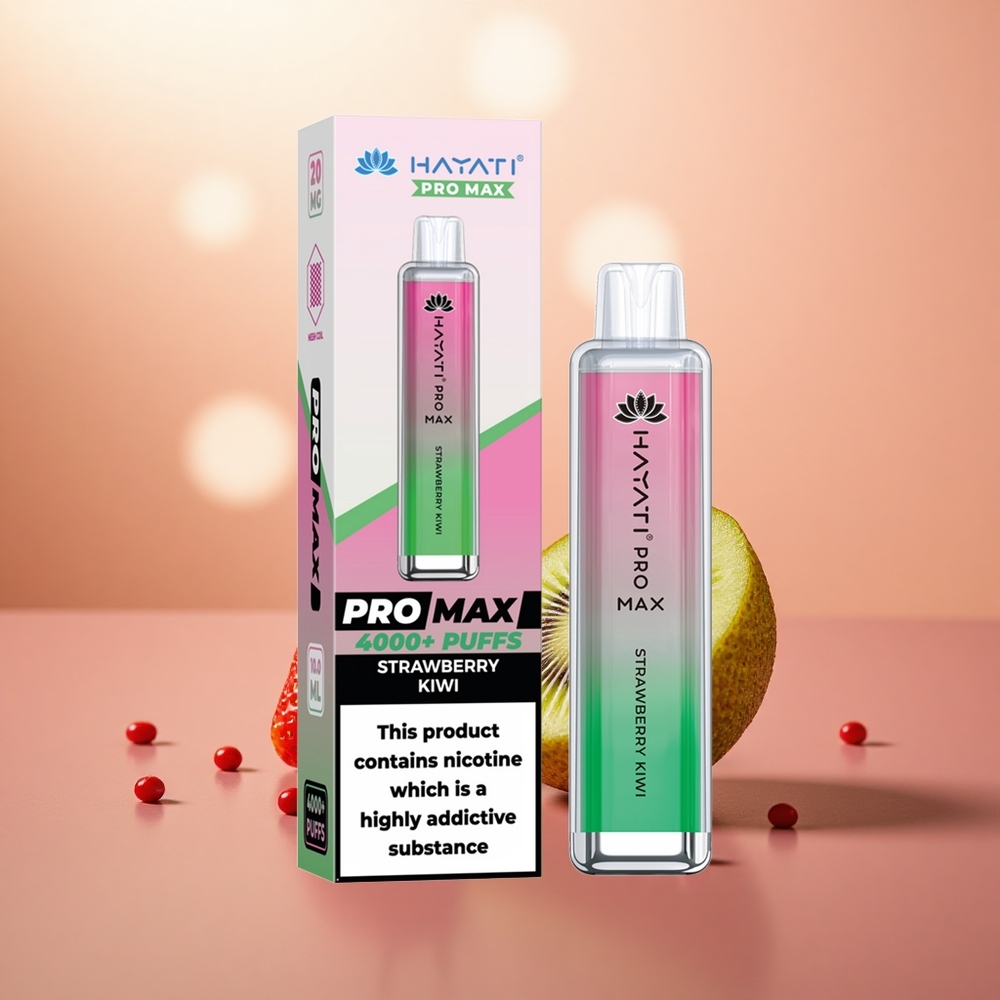 Strawberi Kiwi Hayati Pro Max 4000 Puff 1400mAh