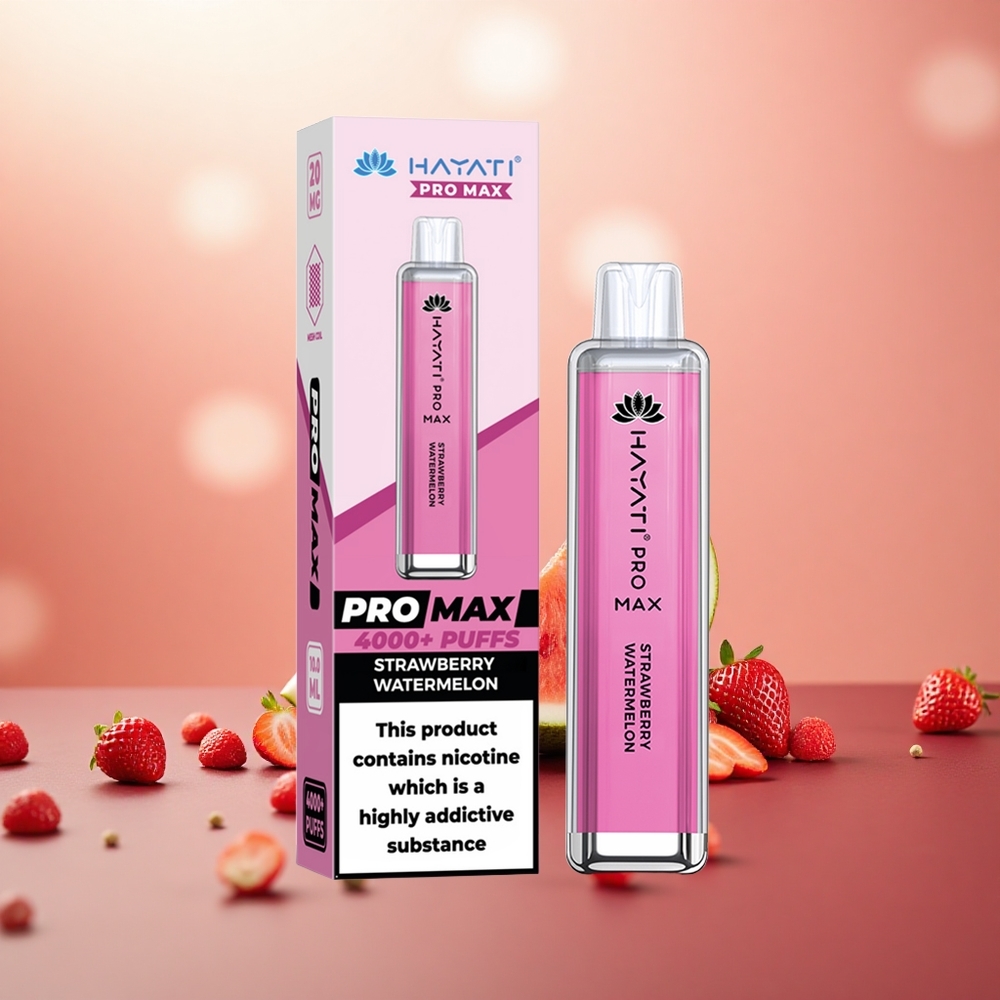 Strawberi Tembikai Hayati Pro Max 4000 Puff 1400mAh