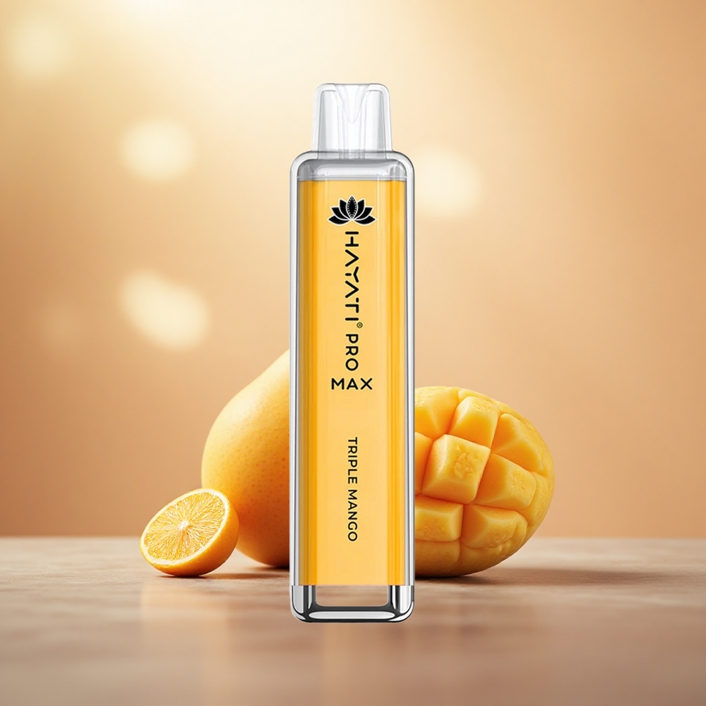 Tiga Mangga Hayati Pro Max 4000 Hisap LED Kristal Bateri Boleh Dicas Semula