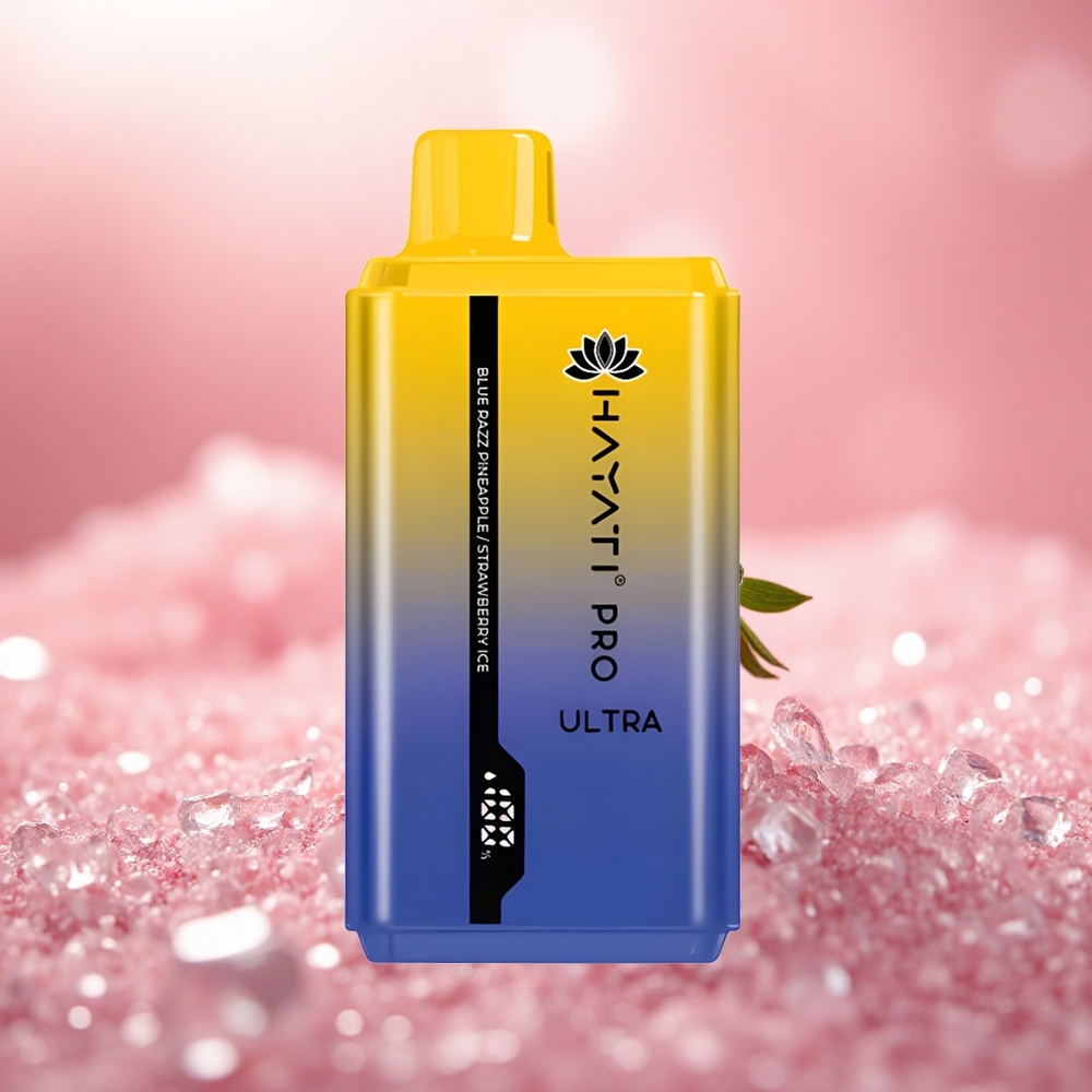 Bluberi Nanas Hayati Pro Ultra 15000 Puff Vape Sekali Pakai Kapasiti E-Cecair 2 12ml