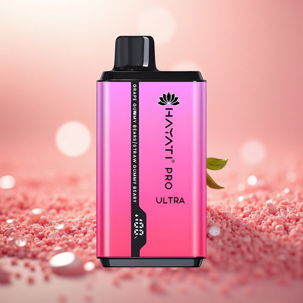 Gula-Gula Anggur Hayati Pro Ultra 15000 Puffs Vape Sekali Pakai 2 12ml