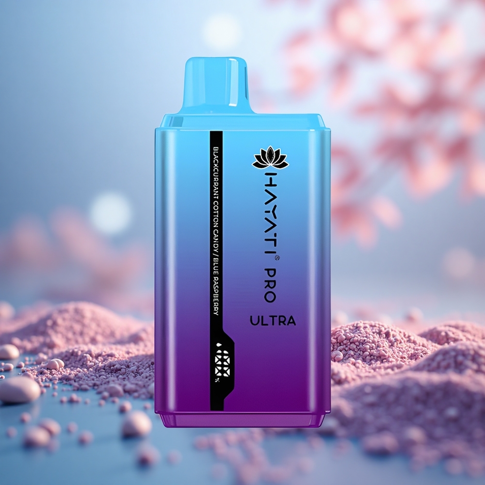 Gula-gula Kapas Blackcurrant Hayati Pro Ultra 15000 Puff