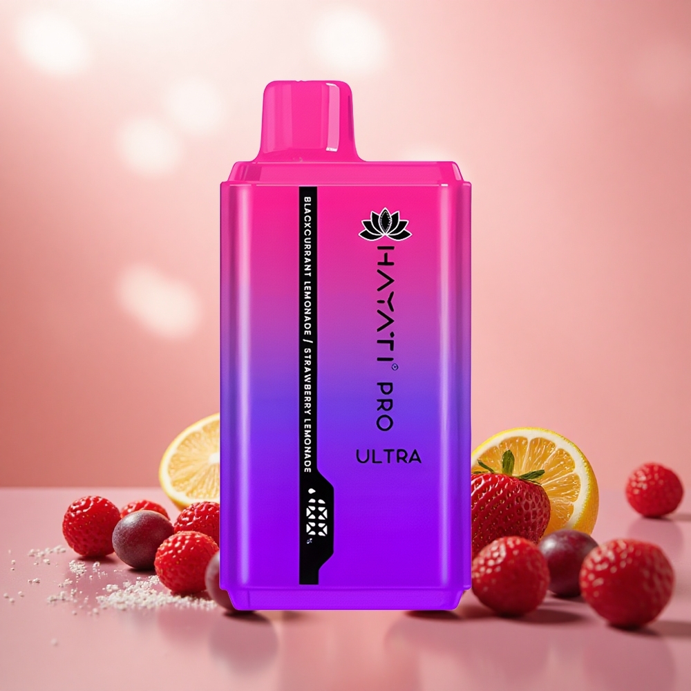 Limau Kismis Hitam Limau Strawberi Hayati Pro Ultra 15000 Puff