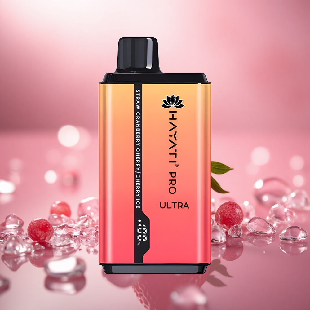 Strawberi Kranberi Ceri-Ceri Ais Hayati Pro Ultra 15000 Puffs 12ml