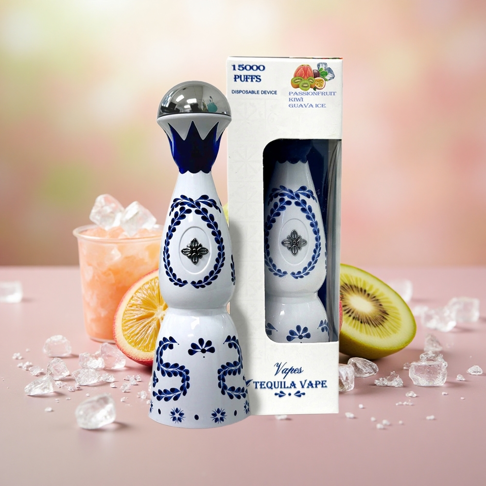 Passionfruit Kiwi Guava Ice Humo Azul 15000 Puffs 500mAh