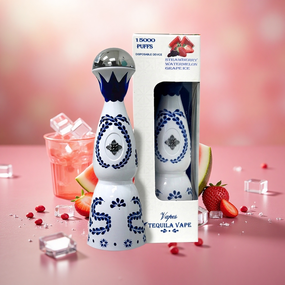 Strawberi Tembikai Anggur Ais Humo Azul 15000 Puffs 20mL