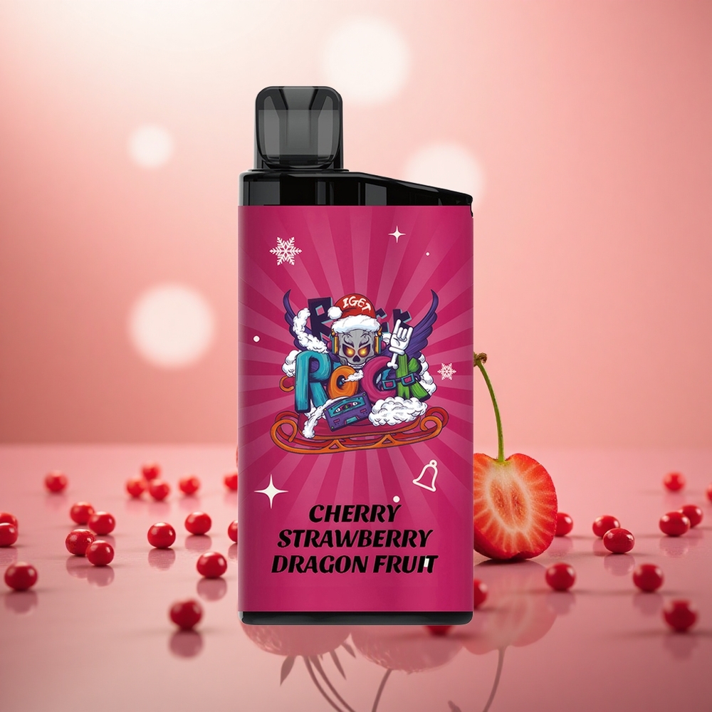 Ceri Strawberry Buah Naga IGET Bar 3500 Puffs 1400 mAh