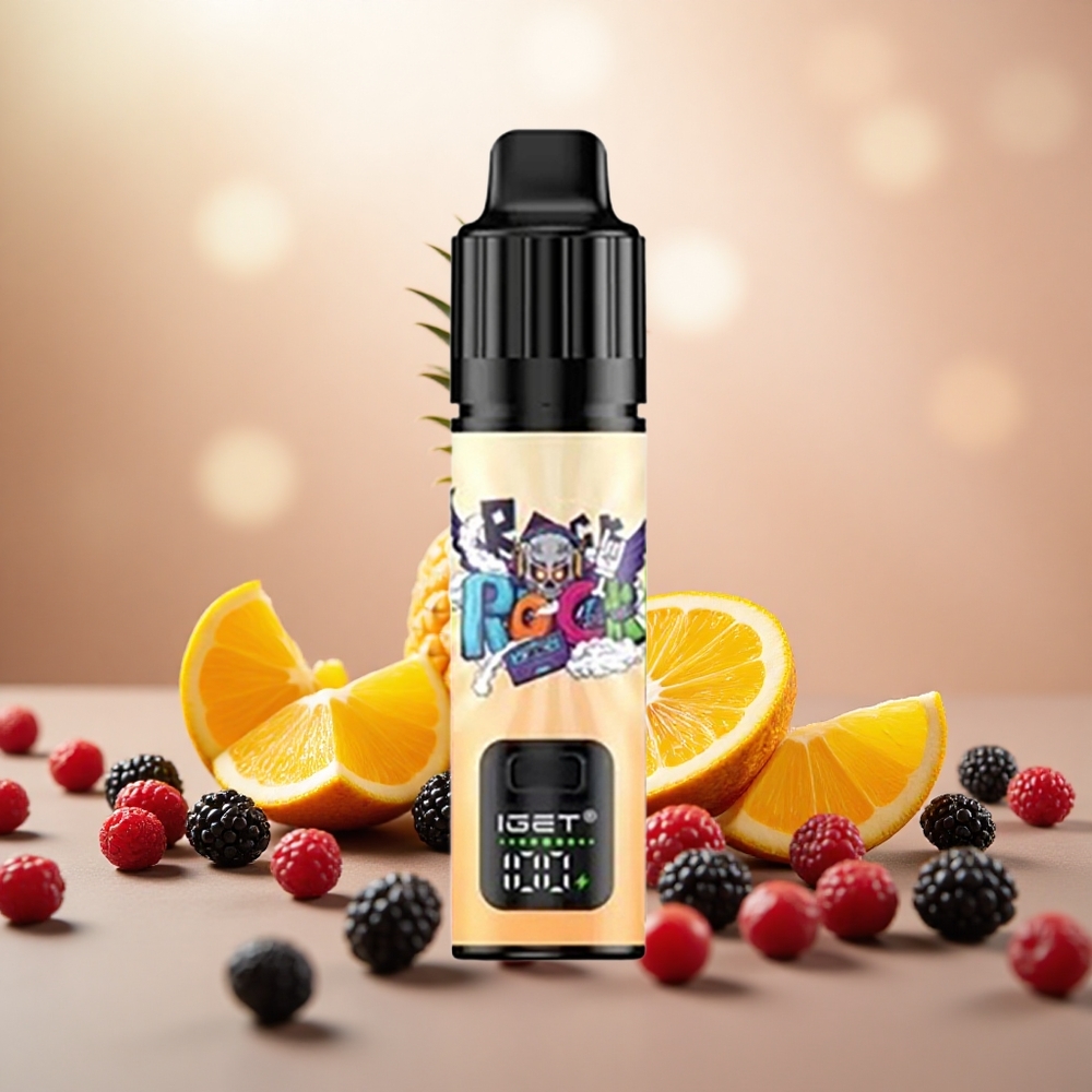 Blackberry Nanas Oren IGET BAR PLUS S3 10000 Puff 950 mAh