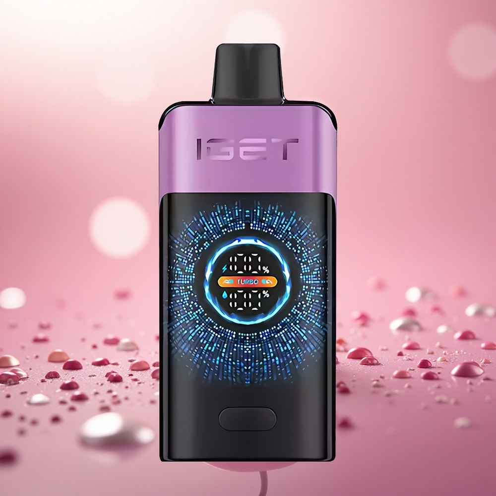 Anggur Chupa Chups IGET ONE 12000 Puff Skrin Warna Melengkung Besar