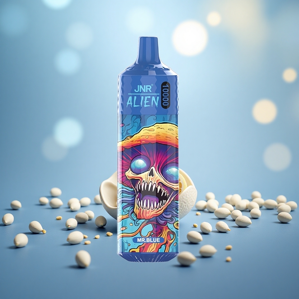 Biru Mr JNR Alien 10000 Puffs LED RGB