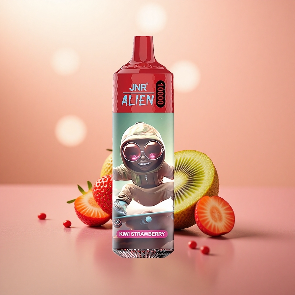Kiwi Strawberry JNR Alien 10000 Puffs LED RGB