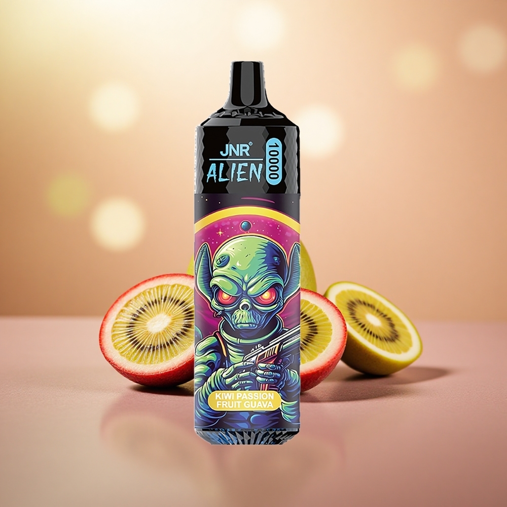 Kiwi markisa jambu JNR Alien 10000 Puffs LED Sporty Design