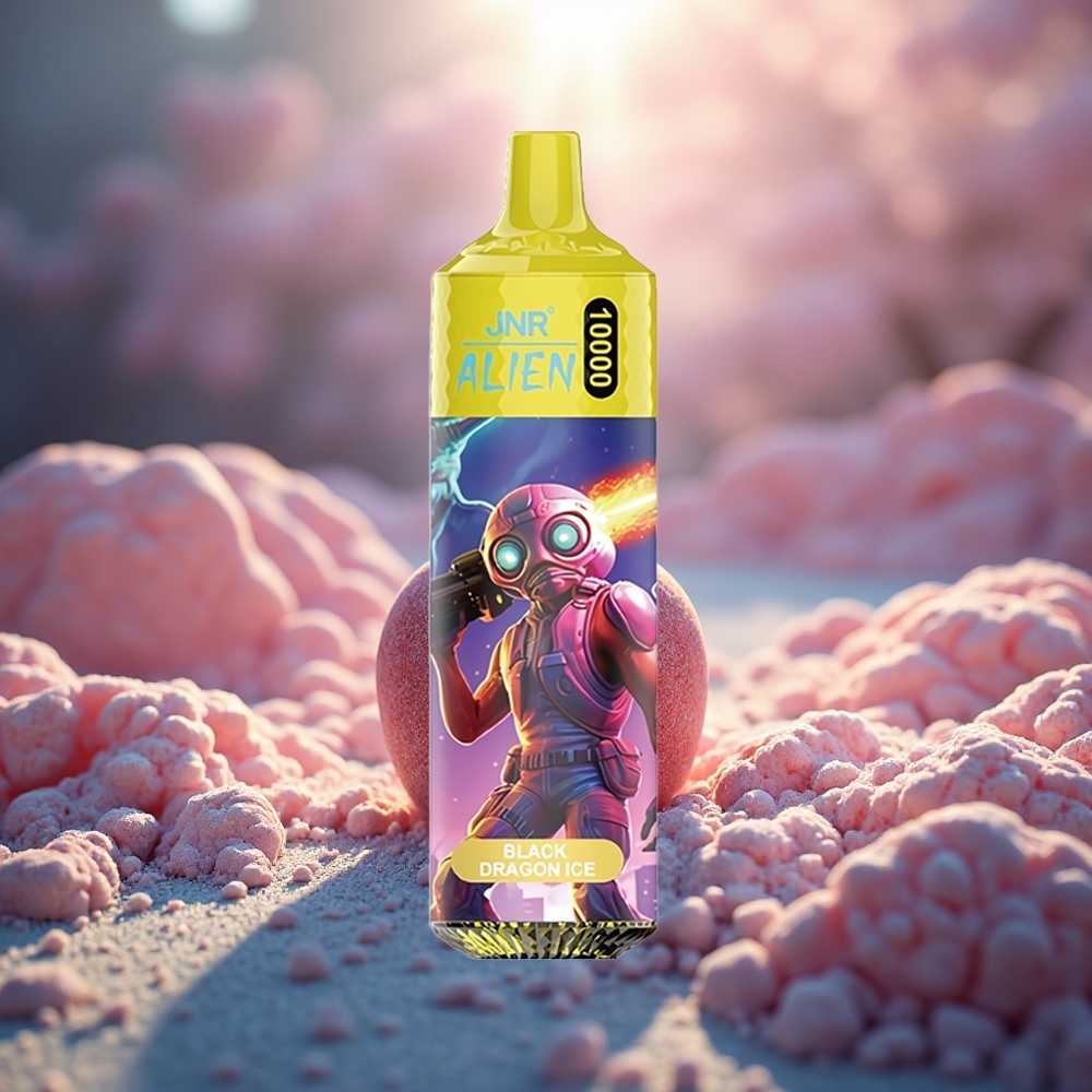 Naga Hitam Ais JNR Alien 10000 Puff LED RGB